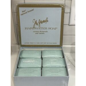 Vintage‎ John Wanamaker Hardwater Soap Jasmin Bar Bath Buttermilk Lanolin 12 Ct